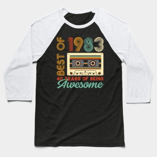 Best Of 1983 Limited Edition Birthday Baseball T-Shirt